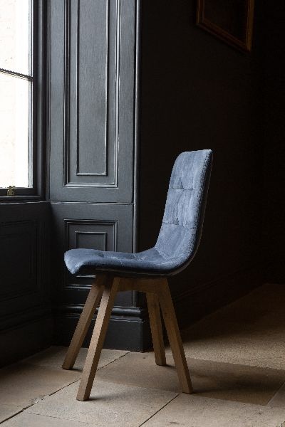 Carlton Atlanta Chair Seat Shell ONLY Charcoal Velvet - Chose Legs Separately - MOQ 2 Pieces