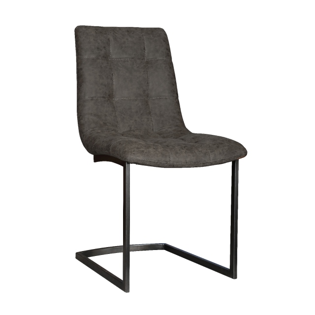 Carlton Hampton Chair in Grey PU