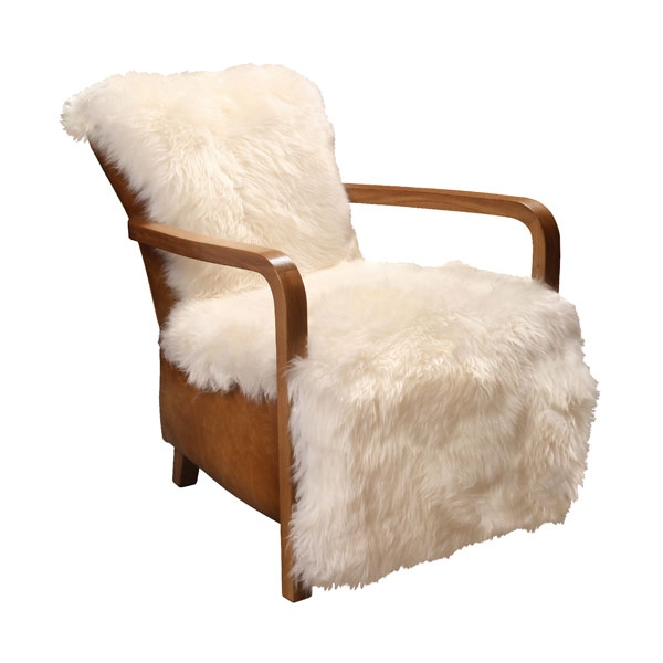 vintage Shaun Baa Baa Chair - Lambs Wool + leather