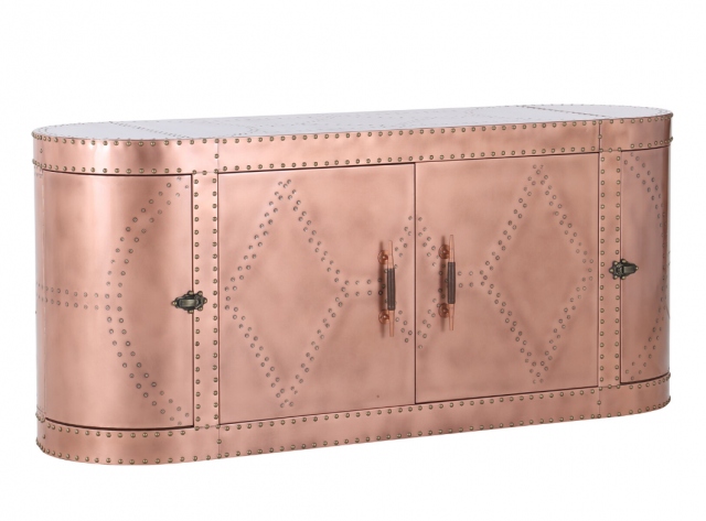 Carlton Aviator Sideboard in Vintage Copper