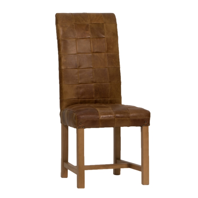 Carlton Retford Leather Patchwork Chair