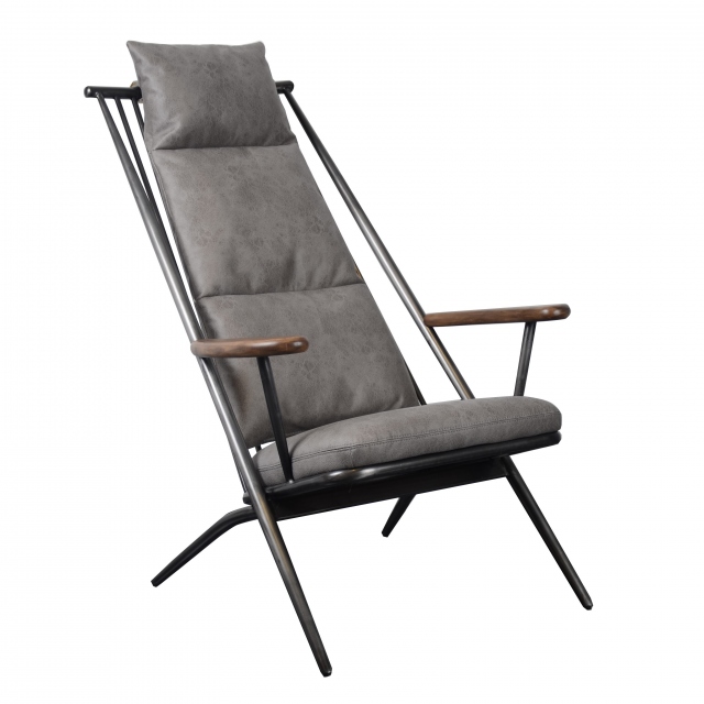 vintage Heydon Chair (Ely - Millan Steel Cover)