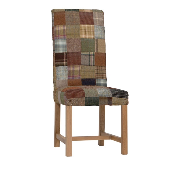 Carlton Rollback Patchwork Chair Wool Mix