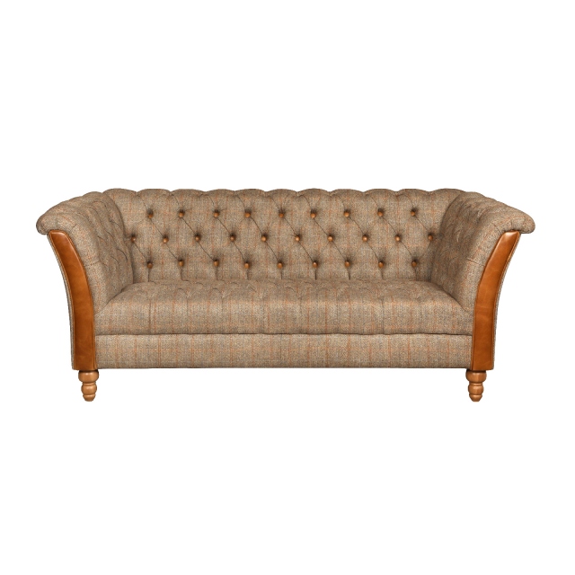 2 seater on sale tweed sofa