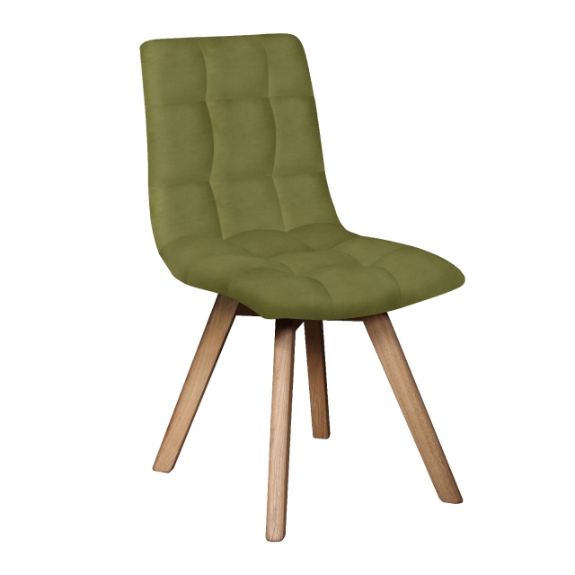 Carlton Dolomite - Chair Olive Velvet (Stock Line)