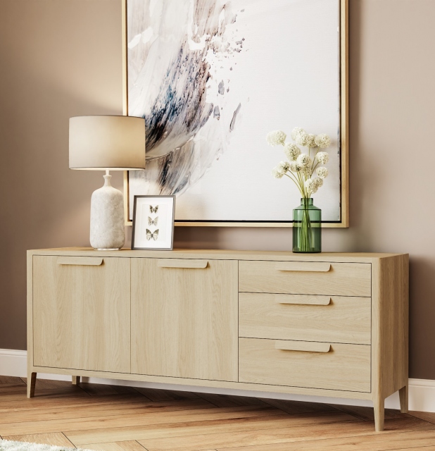 Carlton Andersson Sideboard - 2 Door 3 Drawer Offset