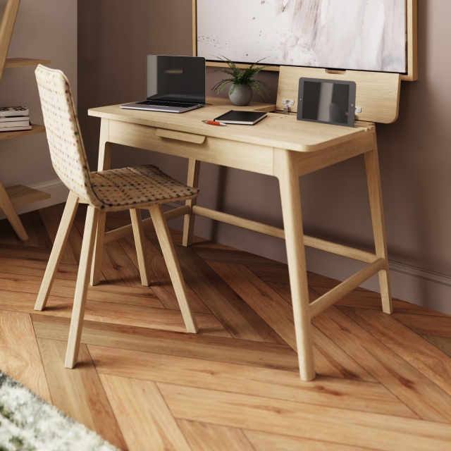 Oak finish desk store