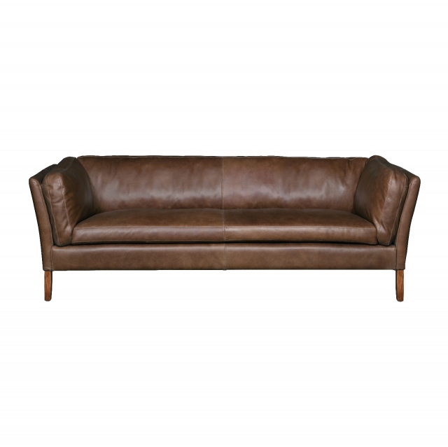 vintage Bugsy Large 2 Seater Fast Track Espresso Leather Fast