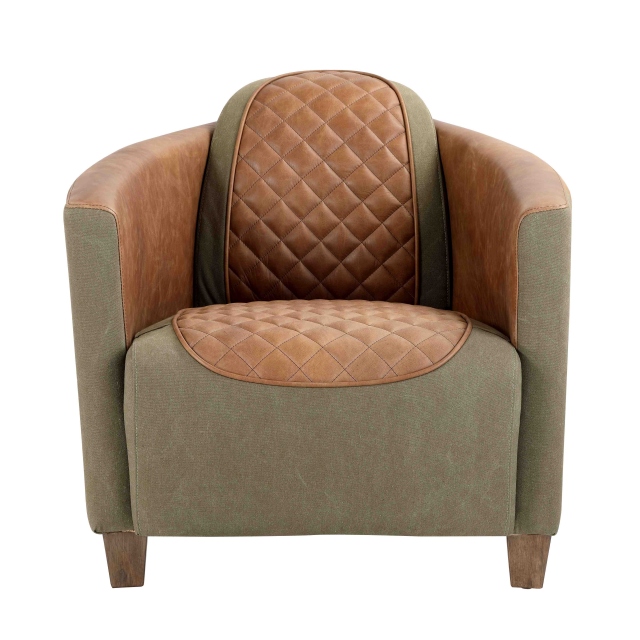 vintage Vincent Chair in Leather