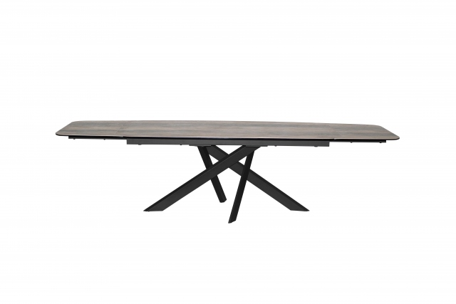 Carlton Venice Collection - Florence Ext. Oval Table 190 x 100 - Taupe  (Ceramic - Woodgrain)