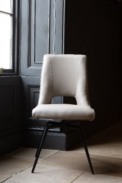 Carlton Venice Collection Parma Upholstered Chair - Now with Swivel Action in Truffle PU