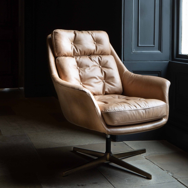 Carlton Celestial Luxury Office Chair - New Nutter Leather (New 2024)