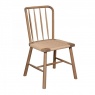 Carlton Andersson Spindle Back Chair with Woven Rope Seat Base & White Oil Legs