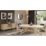 Carlton Morgan Oval Dining Table Bianco Oak - Sintered Stone Top