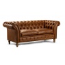 vintage Chester Special 2m Sofa in Leather
