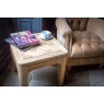 Carlton Toba - Arch Lamp Table in Recycled Teak - Natural Rustic Finish