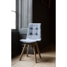 Carlton Atlanta Chair Seat Shell ONLY Charcoal Velvet - Chose Legs Separately - MOQ 2 Pieces