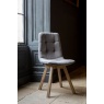Carlton Atlanta Chair Seat Shell ONLY Steel Velvet - Chose Legs Separately - MOQ 2 Pieces COPY