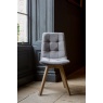 Carlton Atlanta Chair Seat Shell ONLY Steel Velvet - Chose Legs Separately - MOQ 2 Pieces COPY