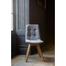Carlton Atlanta Chair Seat Shell ONLY Steel Velvet - Chose Legs Separately - MOQ 2 Pieces COPY