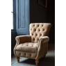 vintage Westminster Armchair in Butterscotch Velvet Grade 1