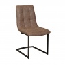 Hampton Chair with Brown Faux Leather Seat - MOQ 2pcs