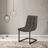 Carlton Hampton Chair in Grey PU