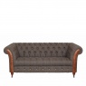 Chester Club 2 Seater Sofa - Moreland Harris Tweed - Fast Track Delivery