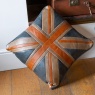 vintage 40 x 40 Union Jack Cushion