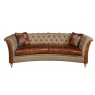 vintage Granby Large Curved Sofa 4 Seater
