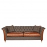 vintage Granby 3 Seater Sofa - Moreland Harris Tweed - Made To Order