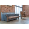 vintage Granby 3 Seater Sofa - Moreland Harris Tweed - Fast Track Delivery