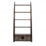 Carlton Aviator Wing Bookcase in Vintage Jet Brass