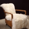 vintage Shaun Baa Baa Chair - Lambs Wool + leather