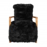 vintage Shaun Baa Baa Chair - Lambs Wool + leather