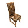 Retford Patchwork Chair (Wool & Leather Mix)