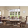 Carlton Windermere Rustic Monastery Extending Dining Table