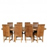 Carlton Windermere Oval X Leg Extending Dining Table