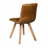 Carlton Allegro - Chair Amalfi Brown Leather (Stock Line)