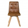 Carlton Allegro - Chair Amalfi Brown Leather (Stock Line)
