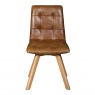 Carlton Allegro - Chair Amalfi Brown Leather (Stock Line)