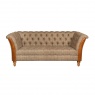 vintage Milford 2 Seater Sofa - Hunting Lodge Harris Tweed - Fast Track Delivery