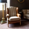 Fluted Wing Armchair - Hunting Lodge Harris Tweed (Fast Track)