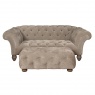 vintage Grammy 3 Seater Sofa (Manolo Fabric) - Fast Track Delivery