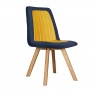 Carlton Henry Dining Chair with Wooden Legs