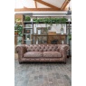 vintage Gotti Club 3 Seater - (Espresso Leather)