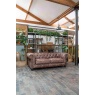 vintage Gotti Club 3 Seater - (Espresso Leather)