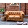 vintage Gotti Club 2 Seater - Fast Track (Brown Tan Leather)