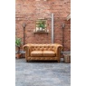 vintage Gotti Club 2 Seater - Fast Track (Brown Tan Leather)