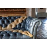 vintage Chester Saltire 2 Seater Leather Sofa - To Order